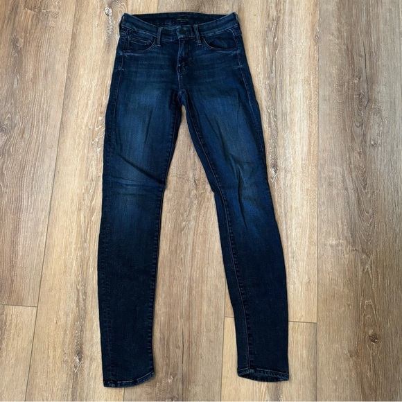 MOTHER The Looker Film At 11 Dark Wash Stretch Skinny Jean SIZE 25 Comfy - Picture 1 of 10